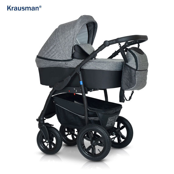 Carucior 3 in 1 de la Krausman Trend Dark Grey Prestige: Ghidul complet, recenzii și păreri de la părinți și experți - Carucioare IdealBebe