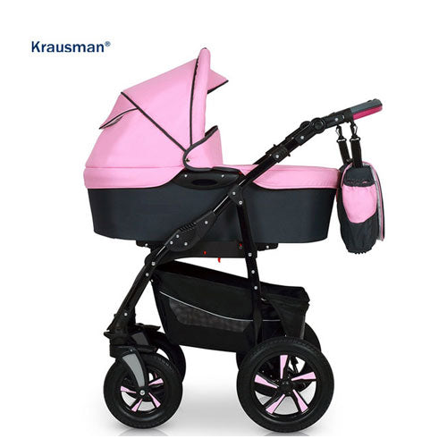 Carucior 3 in 1 de la Krausman Clasic Pink: Recenzie detaliată și păreri de la părinți, specialiști și experți - Carucioare IdealBebe