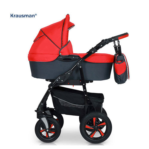 Carucior 3 în 1 de la Krausman Clasic Red: Ghid Complet, Pareri si Testimoniale - Carucioare IdealBebe